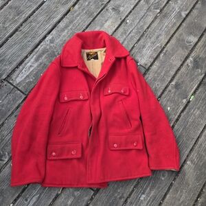 Men's Red Wool Jacket